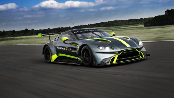 2018 aston martin vantage gt3 4k