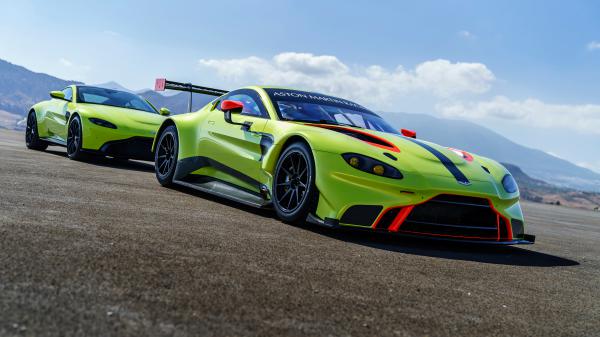 2018 aston martin vantage gte 4k