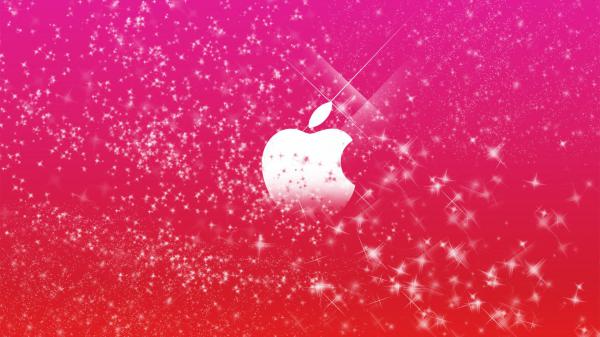 apple logo hd girly