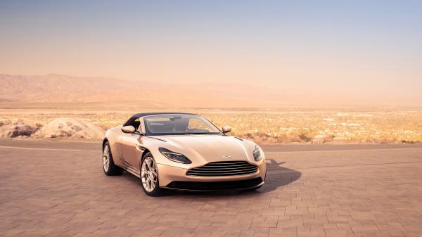 aston martin db11 volante 2018 4k