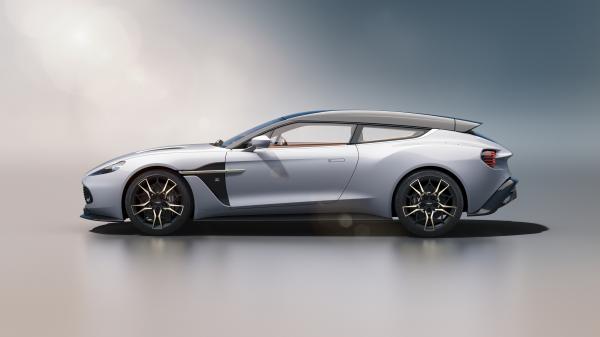 aston martin vanquish zagato shooting brake 2019 4k