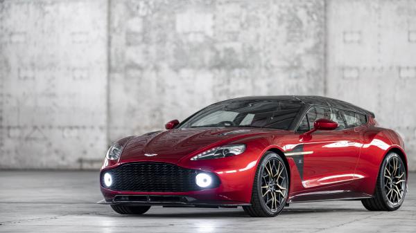 aston martin vanquish zagato shooting brake 2019 5k