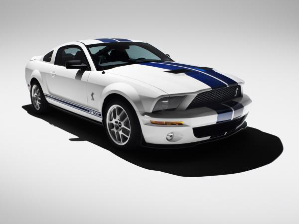 Free 2007 ford shelby gt500 white wallpaper download