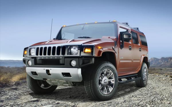 Free 2009 hummer h2 sedona metallic black chrome wallpaper download