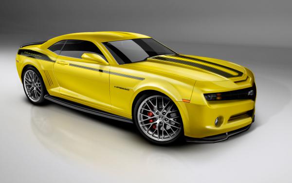 Free 2010 camero yellow wallpaper download