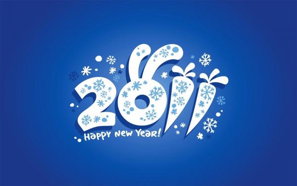 Free 2011 new year wishes wallpaper download