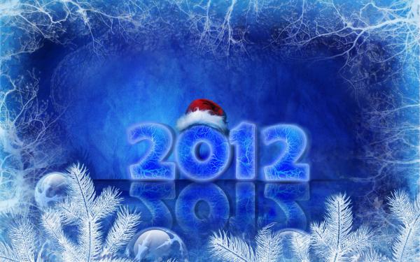 Free 2012 happy new year holidays wallpaper download