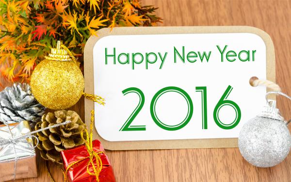 Free 2016 new year wallpaper download