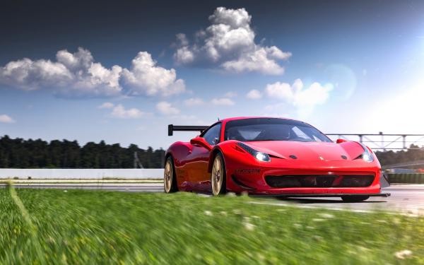 Free 2016 racing one ferrari 458 loma wheels wallpaper download