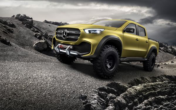 Free 2017 mercedes benz concept x class pickup adventurer wallpaper download