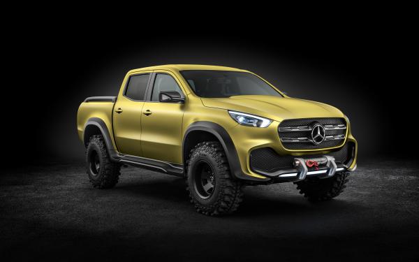 Free 2017 mercedes benz x class pickup concept 8k wallpaper download