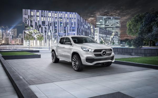 Free 2017 mercedes benz x class pickup truck 4k 8k wallpaper download