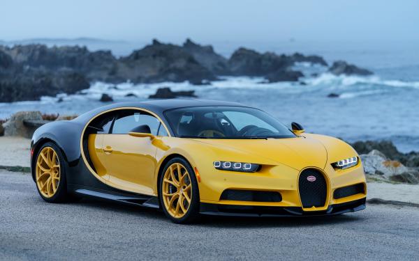 Free 2018 bugatti chiron yellow and black 4k wallpaper download
