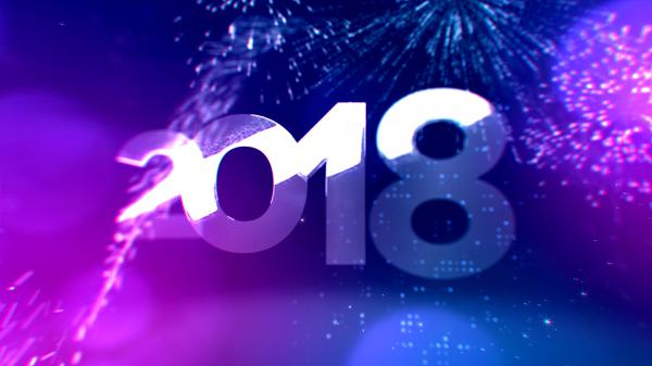 Free 2018 new year hd wallpaper download