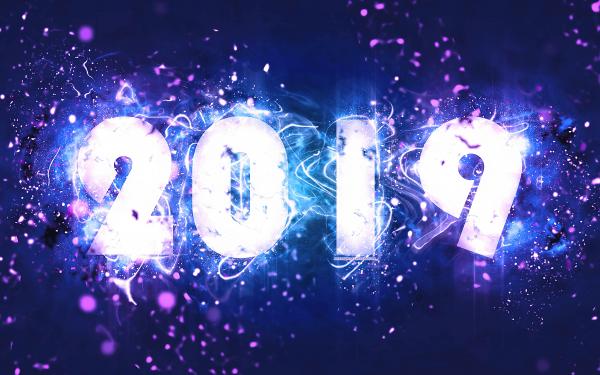 Free 2019 happy new year 4k wallpaper download