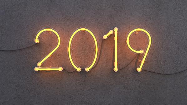 Free 2019 new year 4k wallpaper download