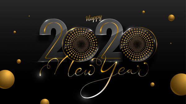 Free 2020 happy new year 4k 8k wallpaper download