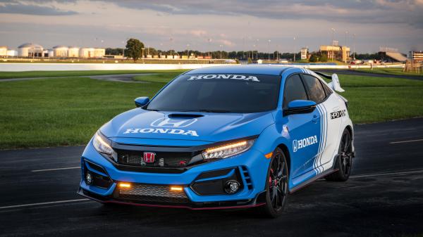 Free 2020 honda civic type r pace car 4k 5k hd cars wallpaper download