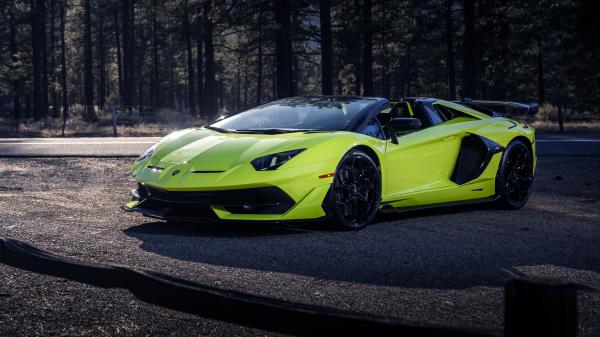 Free 2020 lamborghini aventador svj roadster 5k 2 wallpaper download