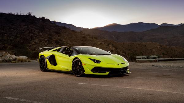 Free 2020 lamborghini aventador svj roadster 5k wallpaper download