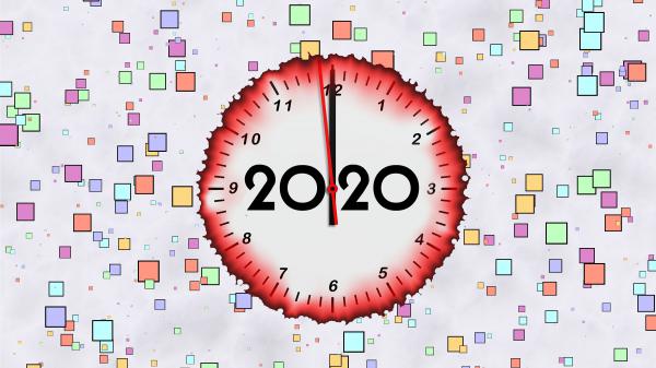 Free 2020 new year wallpaper download