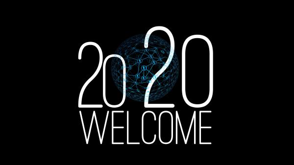 Free 2020 welcome new year 5k wallpaper download