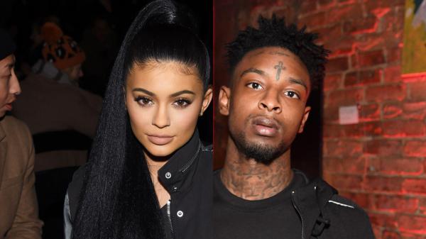 Free 21 savage with kylie jenner is wearing black dress having tattoos on head and neck hd 21 savage wallpaper download