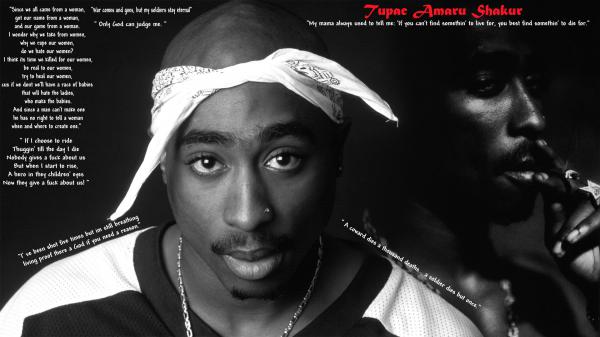 Free 2pac tupac closeup photo in a wording background hd music wallpaper download