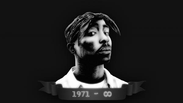 Free 2pac tupac in black background hd music wallpaper download