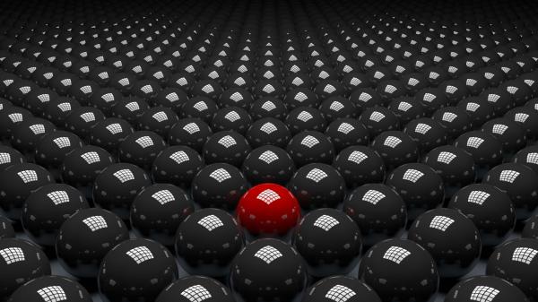 Free 3d abstract red and black balls 4k hd abstract wallpaper download