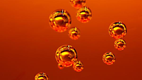 Free 3d balls orange metalic hd abstract wallpaper download