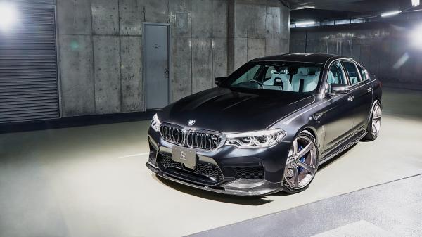 Free 3d design bmw m5 2018 4k wallpaper download