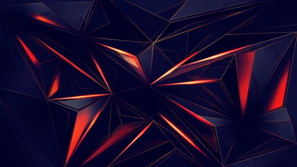 Free 3d geometric triangles 4k wallpaper download