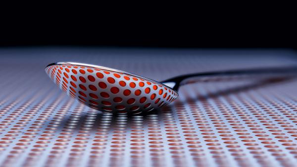 Free 3d structure spoon circles surface wallpaper background 4k hd wallpaper download