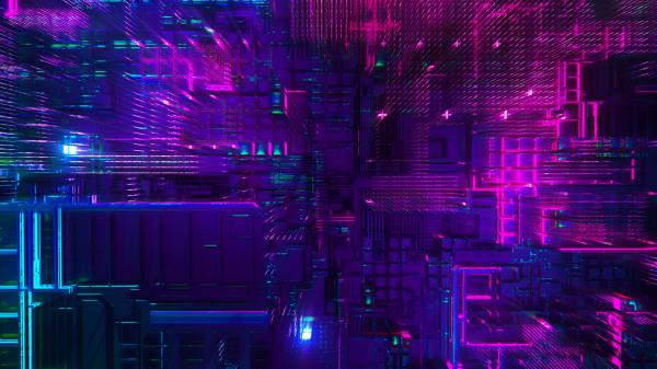 Free 3d technology digital art purple color 4k hd abstract wallpaper download