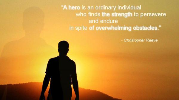 Free a hero is an ordinary individual hd motivational wallpaper download