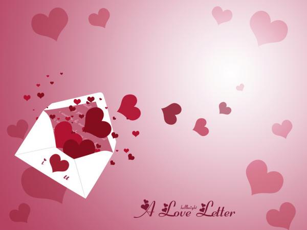 Free a love letter wallpaper download