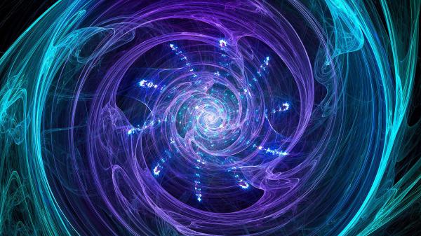 Free abstract fractal swirling bright glow 4k hd wallpaper download