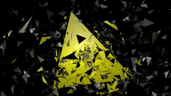 Free abstract triangles 5k wallpaper download