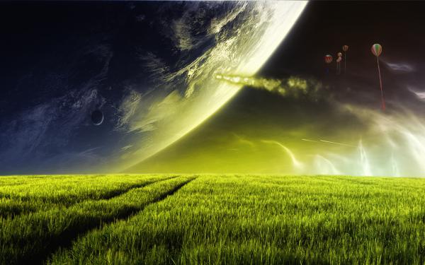 Free alien planet wallpaper download