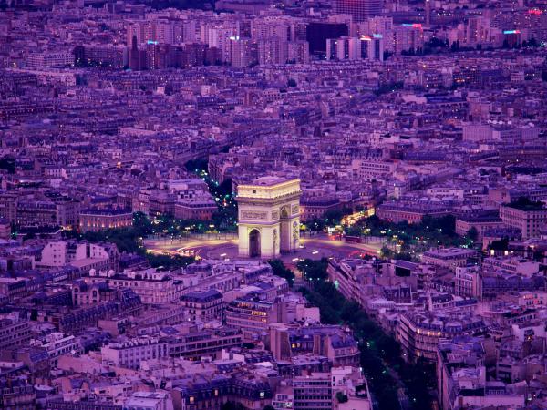 Free arc de triomphe paris france wallpaper download