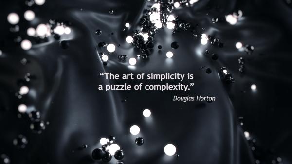 Free art of simplicity quotes wallpaper download