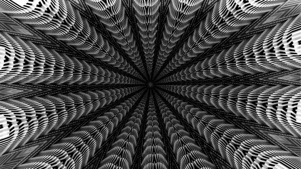 Free artistic black and white digital art tunnel vortex hd abstract wallpaper download