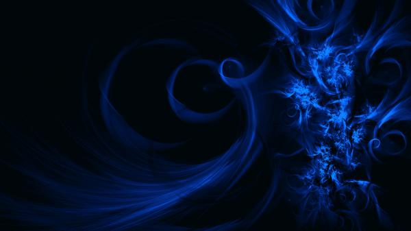 Free artistic blue swirls hd abstract wallpaper download