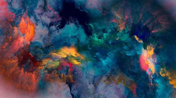 Free artistic colorful acrylic texture fantasy 4k hd abstract wallpaper download