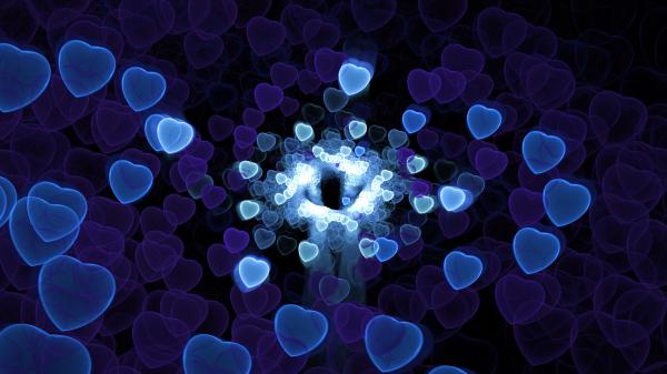 Free artistic heart hd wallpaper download