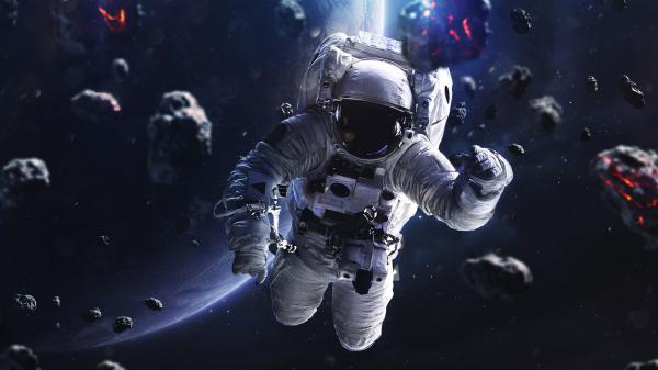 Free astronaut 2 wallpaper download