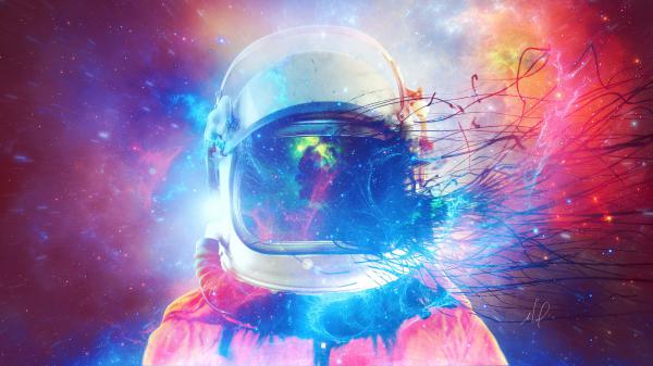 Free astronaut dream 4k wallpaper download