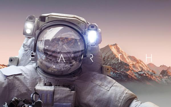 Free astronaut earth 4k wallpaper download