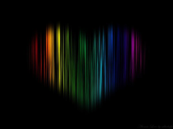 Free atomic colorful love 1024x768 wallpaper download